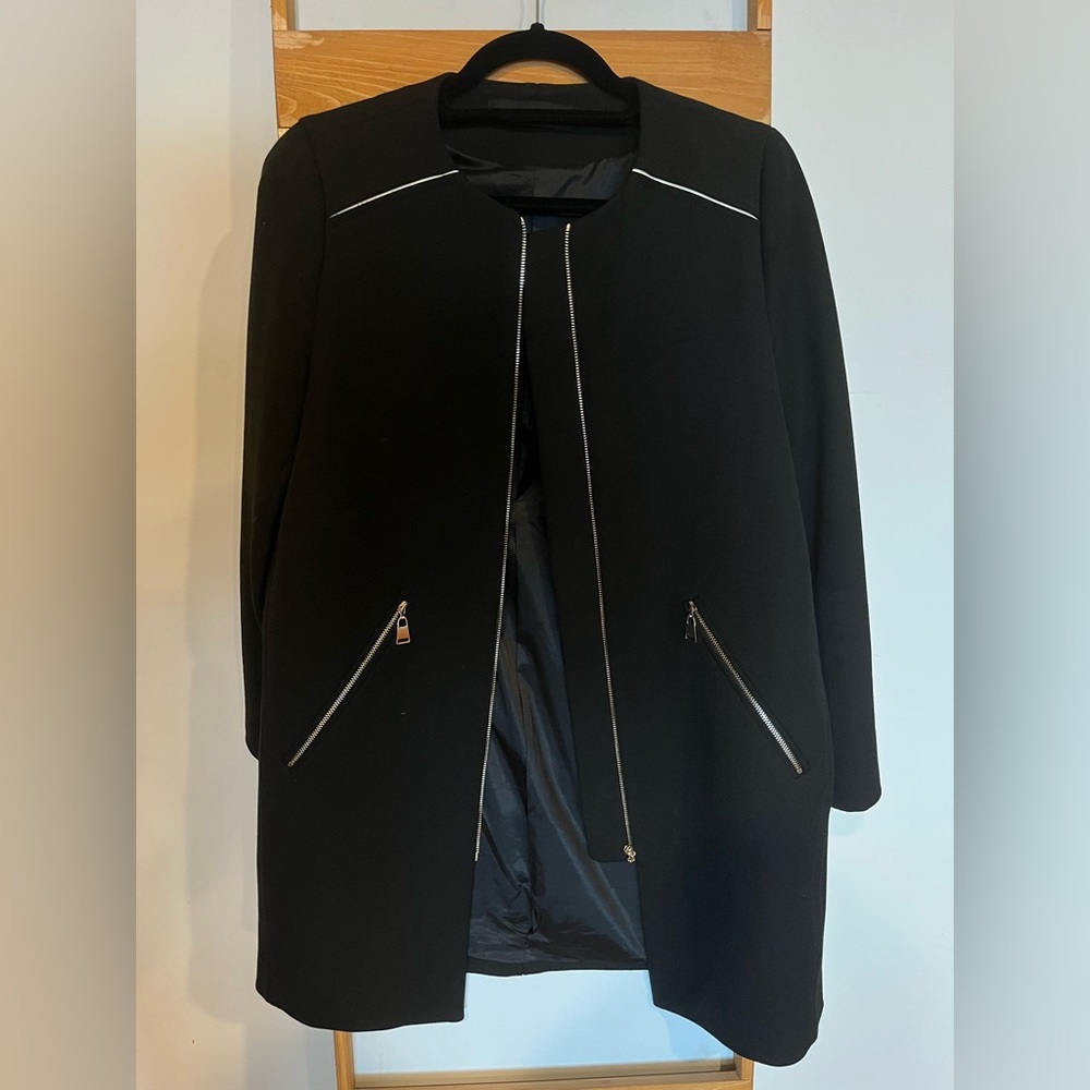 Zara Women’s Black Dress Coat